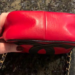 Vintage Chanel Red/Navy Bag